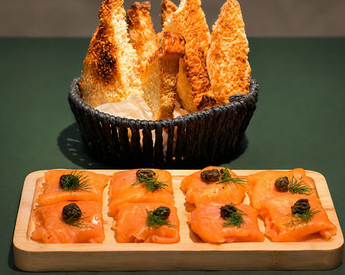 Carpaccio di Salmone Affumicato